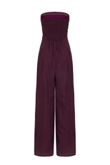 Yves Uro Jumpsuit - Cherry