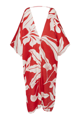 Savanna Kaftan - Red Print
