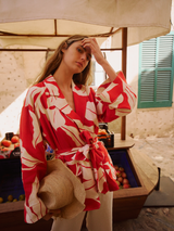 Paloma Jacket - Red Print