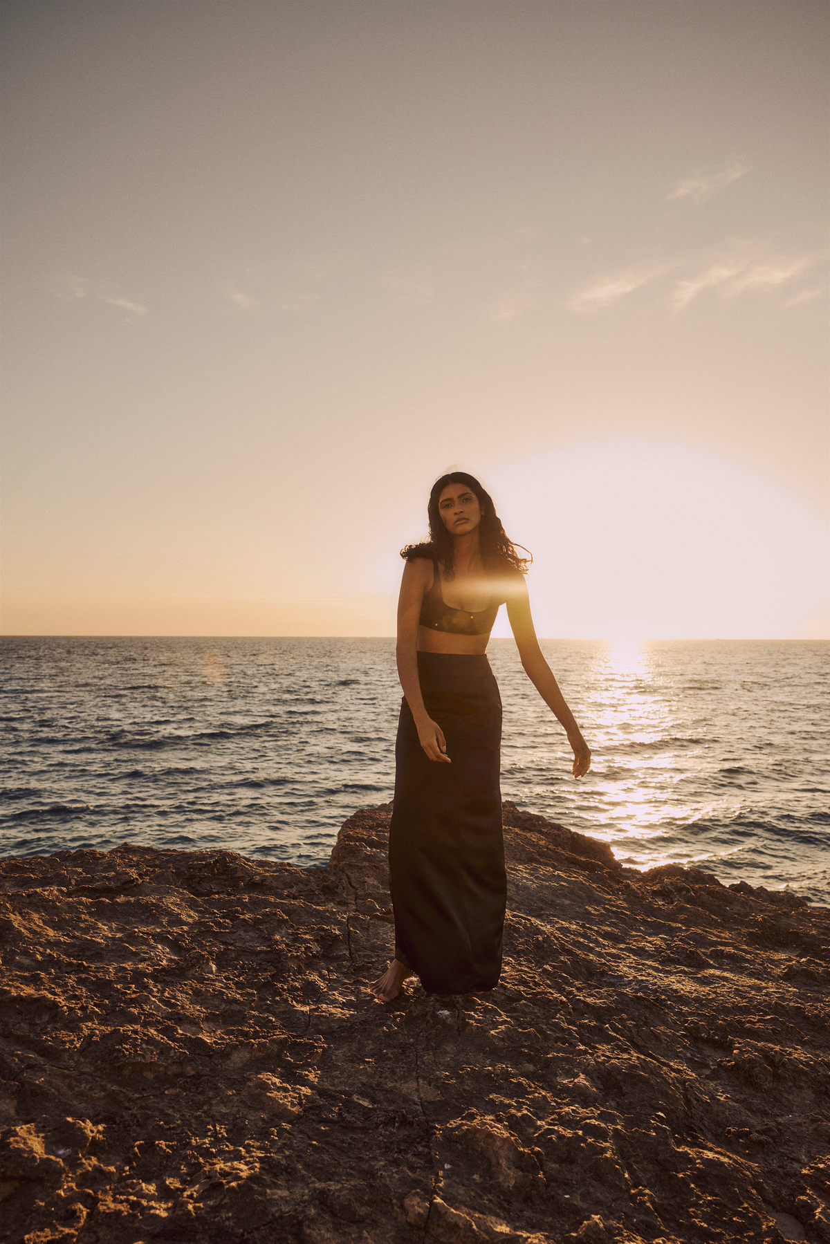 Leo Satin Maxi Skirt