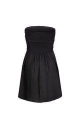 Yves Uro Gathered Dress - Black