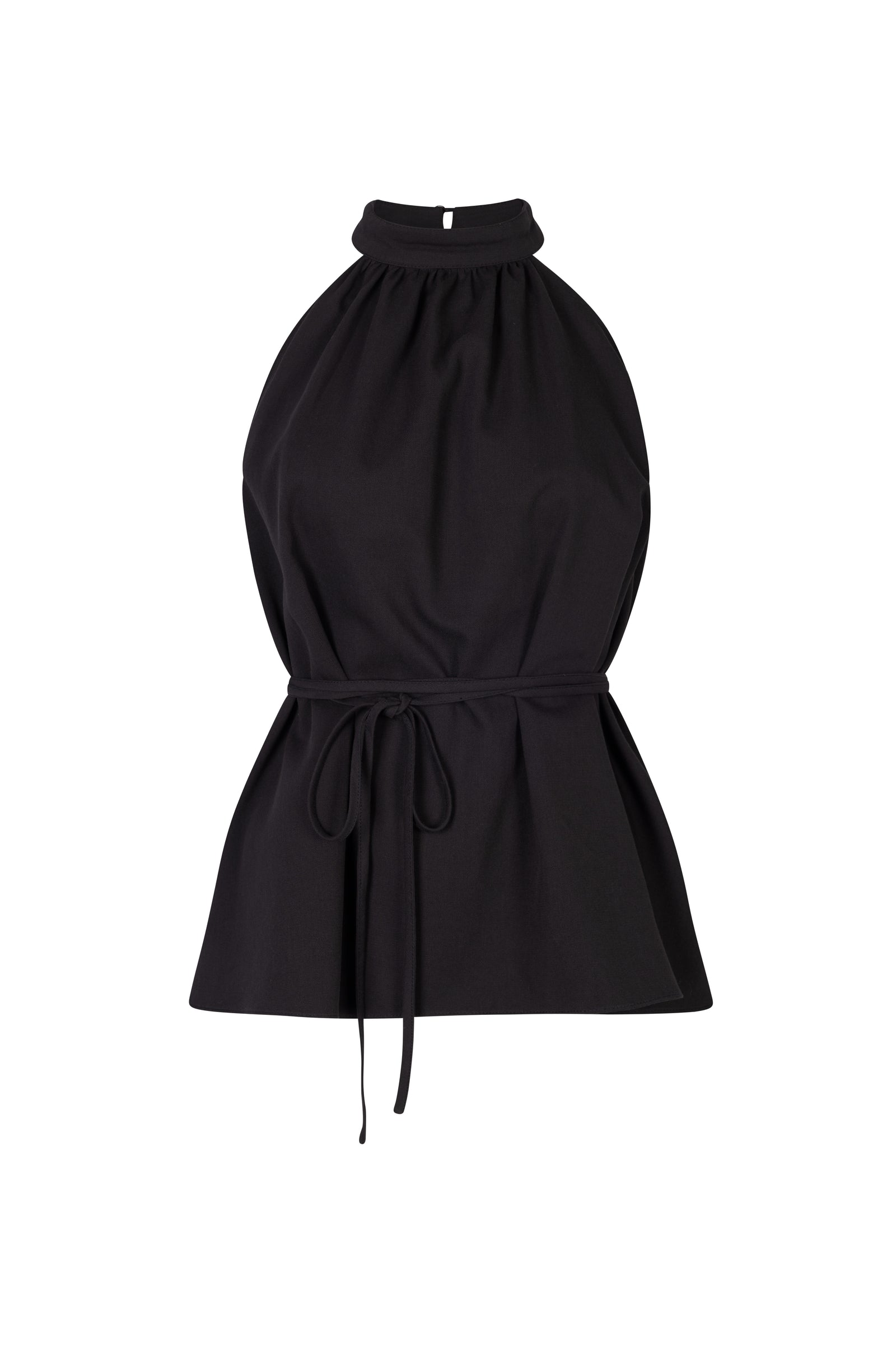 Deuxieme Classe Gather Sleeve ブラウス(BLACK