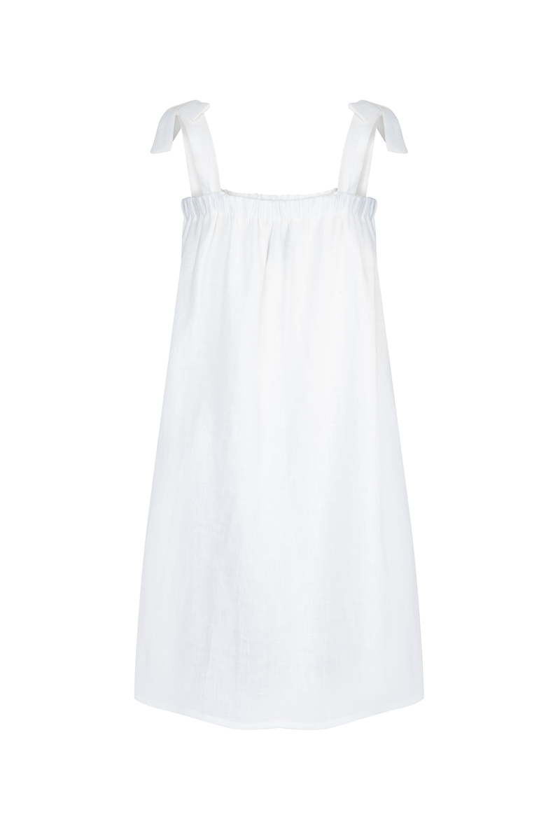 Mini 'Sienna' Dress - White