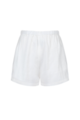 Mini Hacienda Shorts - White