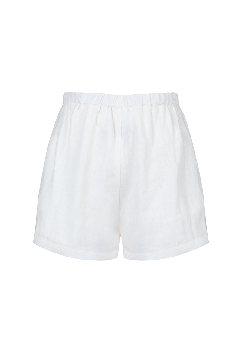 Mini 'Hacienda' Shorts - White