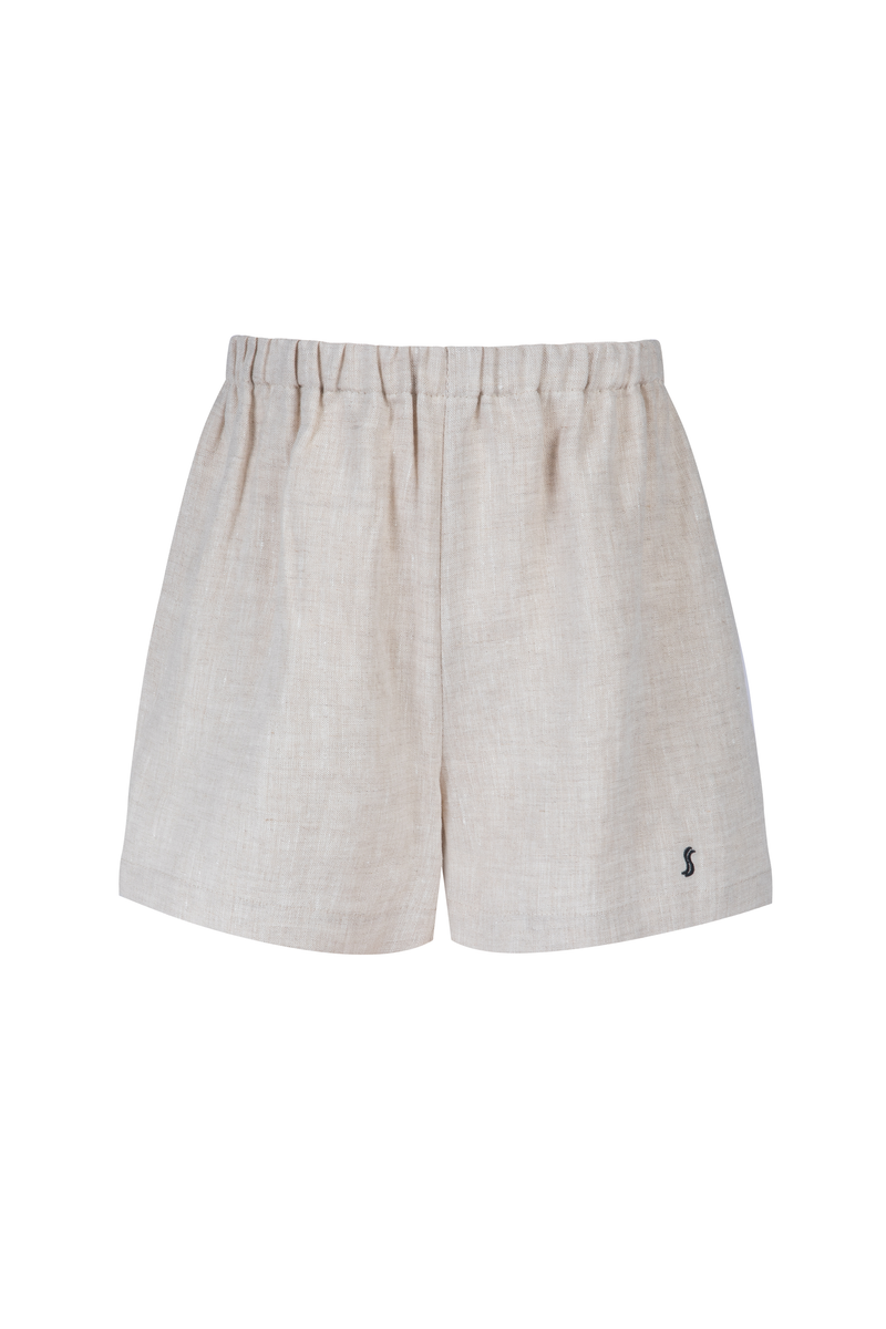 Mini 'Hacienda' Shorts - Stone