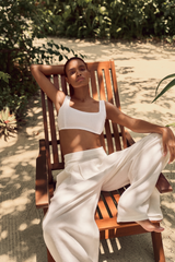Santamaria Trousers - White