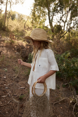 Mini Andrea Shirt - White