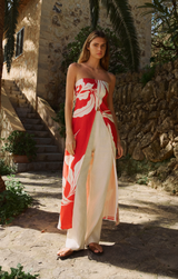 Capella Top - Red Print