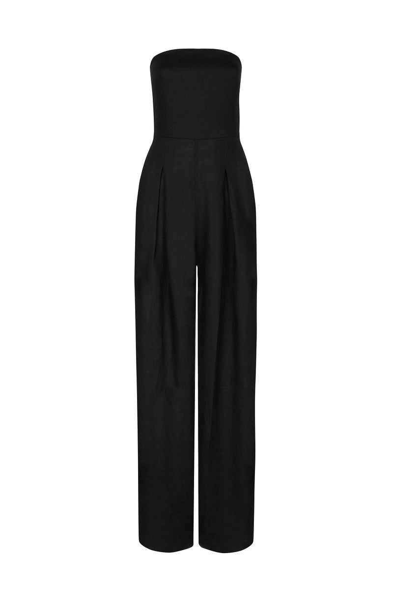 'Yves Uro' Jumpsuit - Black – Second Summer